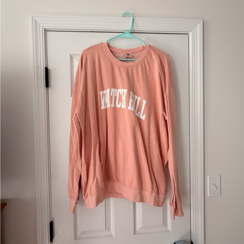 Peach Graphic Sweatshirt